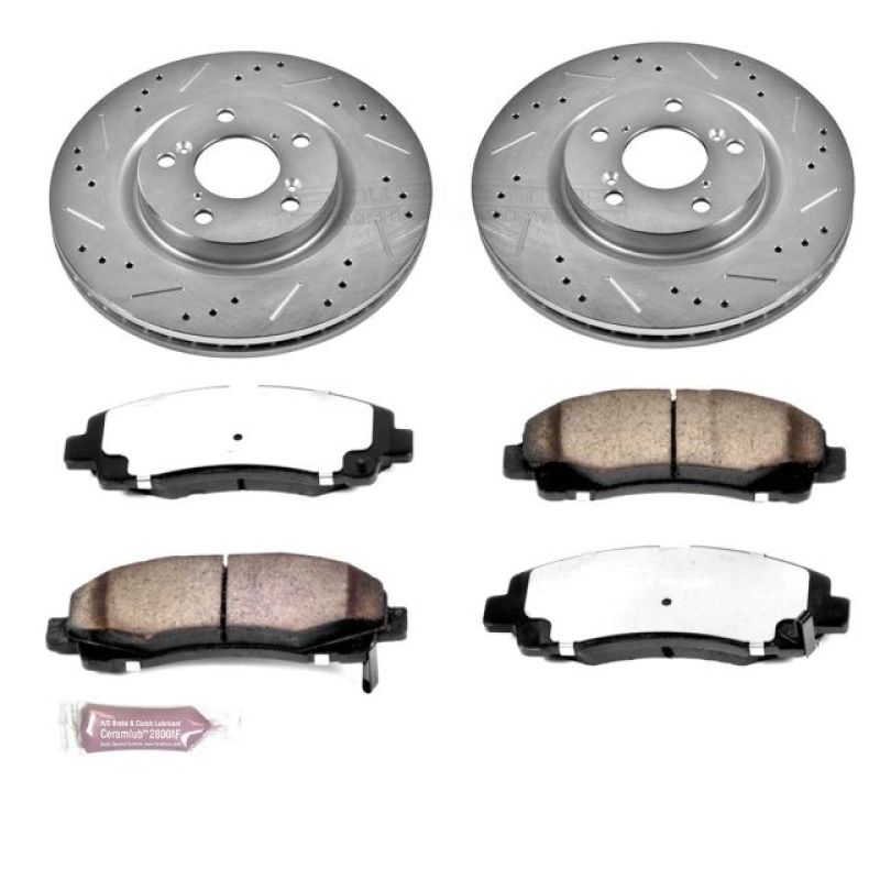 PowerStop K5855-36 09-14 fits Acura TL Front Z36 Truck & Tow Brake Kit