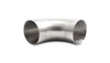 Vibrant 13356 OD 5.91in Tangent Length T304 SS 90 Deg Mandrel Bend w/Extended L