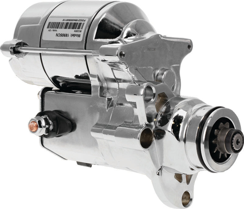 Bikers Choice 215142 07-17 Big Twin 06 Dyna Except M-8 Chrome 1.4KW Starter