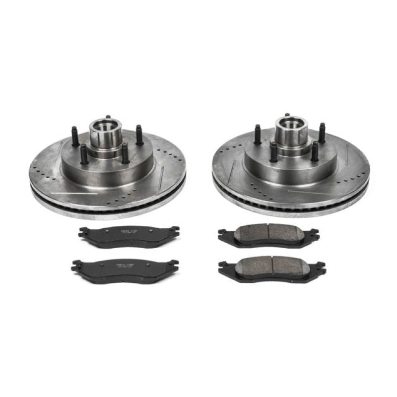 Power Stop K4578 04-05 fits Ford E-150 Club Wagon Front Z23 Evolution Brake Kit