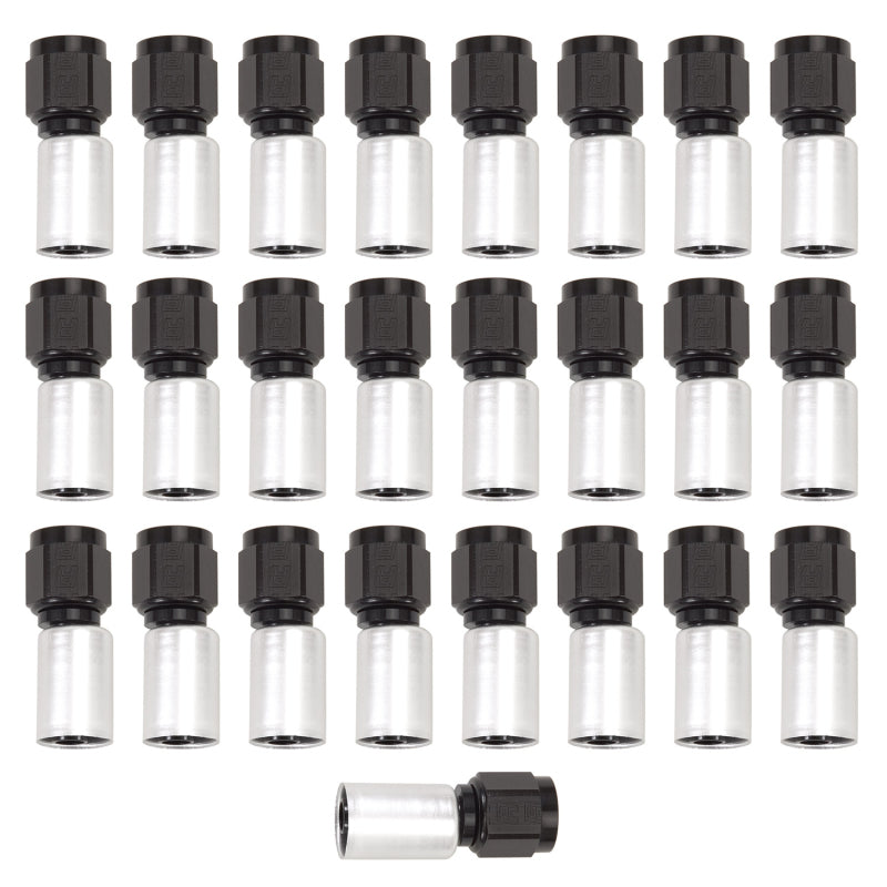 Russell 610528 Performance -8 AN Proclassic Crimp Straight End (O.D. 0.700) (Qty. 25)
