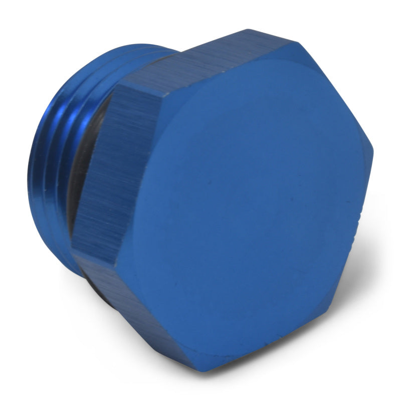 Russell 660250 Performance -3 AN Straight Thread Plug (Blue) (Blue)