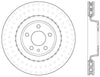 Stoptech 126.33138CSR 12-13 Audi A6 Quattro/11-12 A7 Quattro / 10-13 S4 Front Right Cryo Slotted Rotor