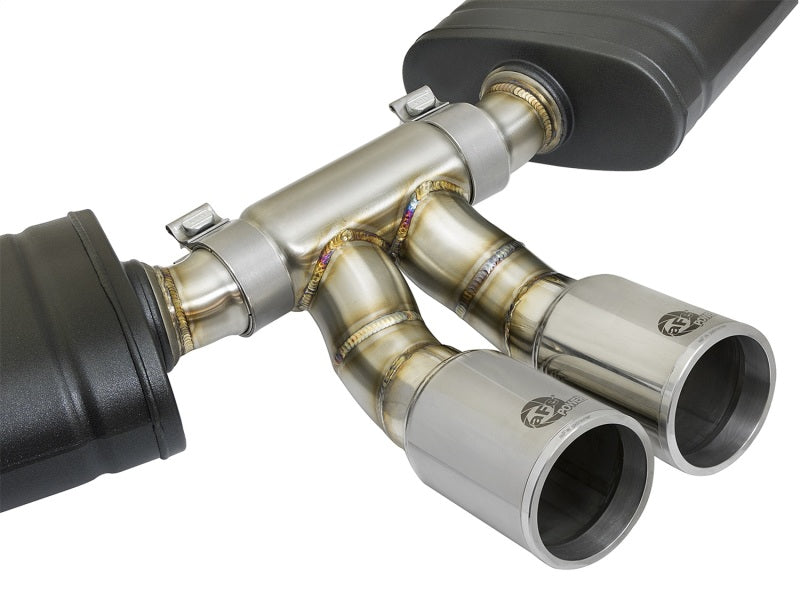 AFE 49-36415-P rce-Xp 2in 304 SS Cat-Back Exhaust w/Polished Tips 13-16 fits Po