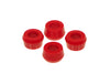 Prothane 19-918 Universal Shock Bushings - Large Hourglass - 3/4 ID - Red