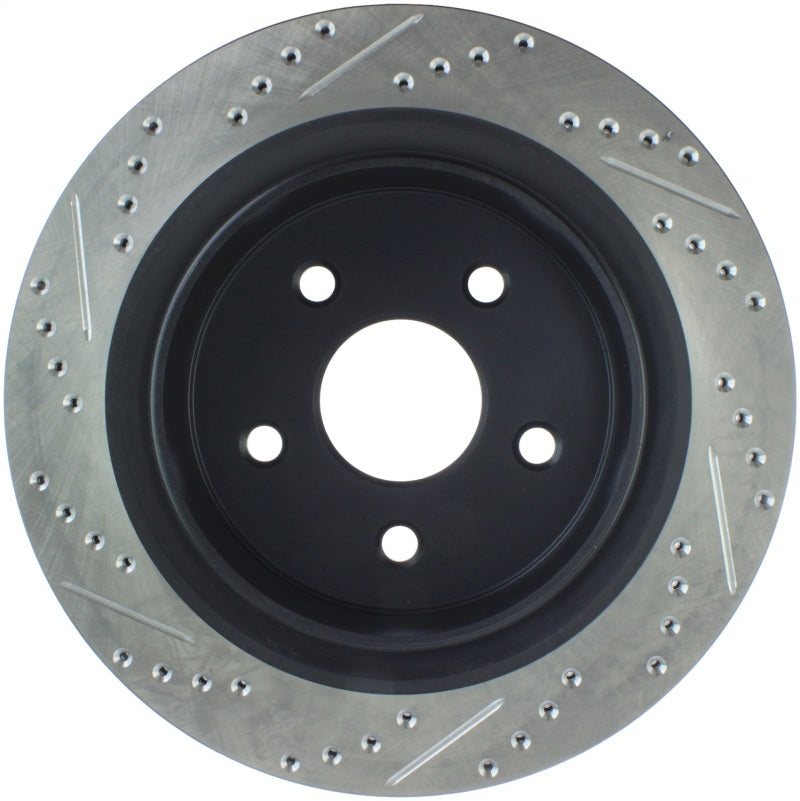 Stoptech 127.67054L Slotted & Drilled Sport Brake Rotor