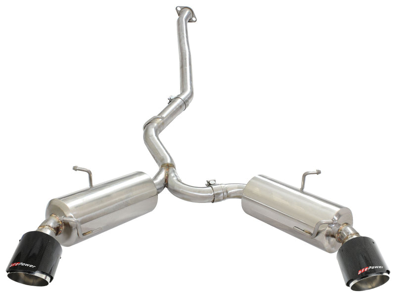 AFE 49-36023-C Exhaust Axle-Back 13-15 fits Scion FRS / Subaru BRZ 304SS Carbo