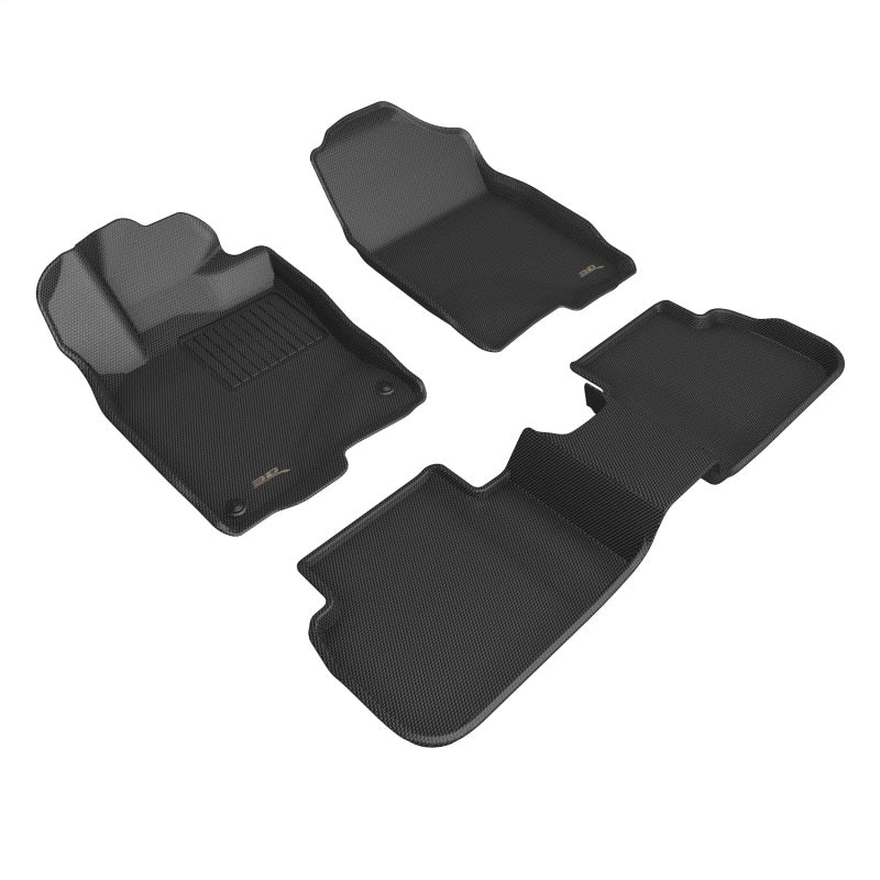 3D MAXpider 2018-2020 fits Hyundai Elantra GT Kagu 1st Row Floormat - Black