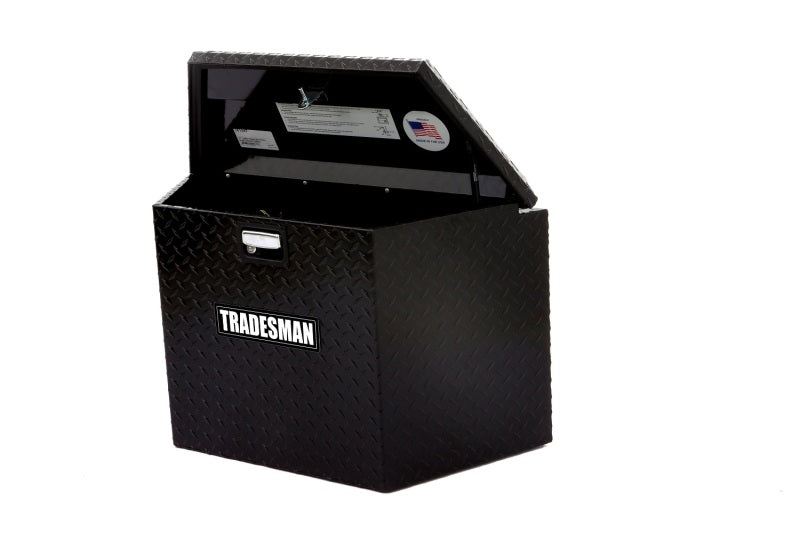 Tradesman 76134T Aluminum Trailer Tongue Storage Box (21in.) - Black