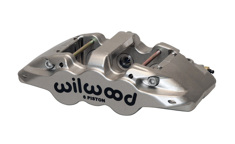Wilwood Caliper-Aero6-ST-R/H-Nickel (.80 Thk Pad) 1.75/1.38/1.38in Pistons 1.25in Disc