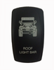 SPOD 860630 Rocker TJ Roof Light Bar Switch