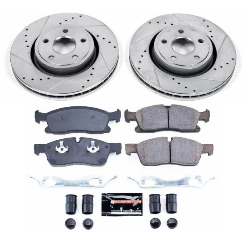 PowerStop K6536 fits Dodge 13-16 Durango Front Z23 Evolution Sport Brake Kit