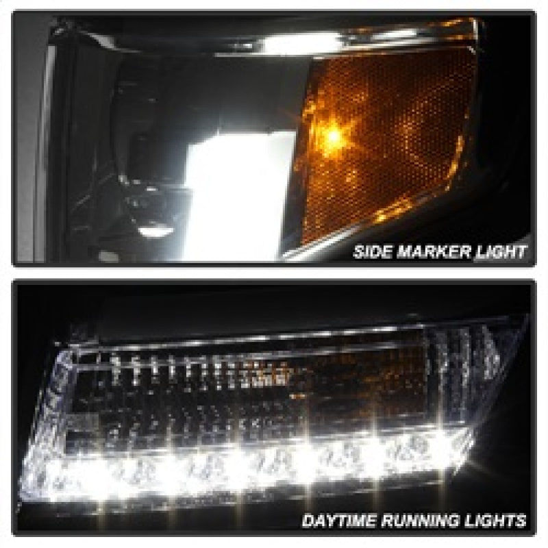 Spyder 5082558 fits Chevy Tahoe / Suburban 2015 -2016 Projector Headlights - DR