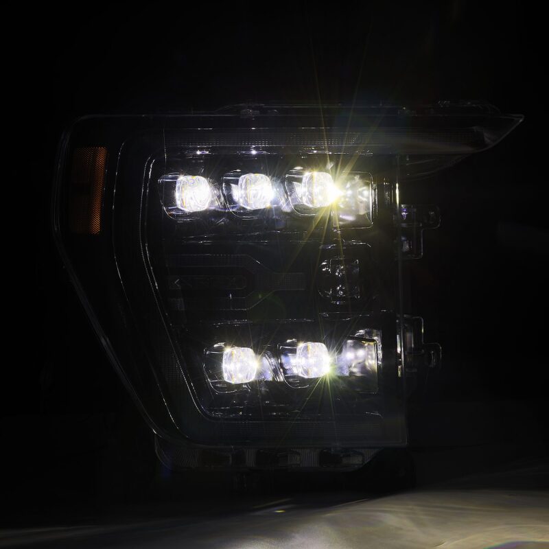 AlphaRex 880138 21-22 fits Ford F-150 NOVA LED Proj Headlights Plank Style Al