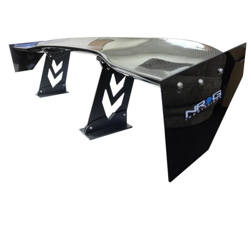 NRG CARB-A590 CARB-A590 Carbon Fiber Spoiler - Universal w/ Arrow Cut Out