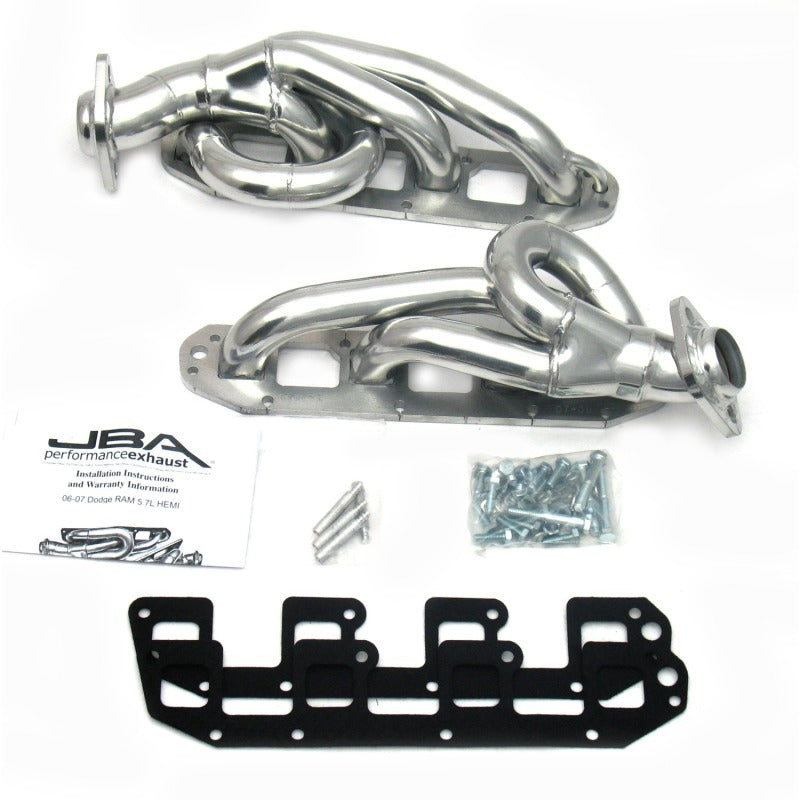 JBA 1961S-1JS fits Dodge 03-08 RAM 5.7L HEMI 1-5/8in Primary Silver Ctd Cat4Ward Header