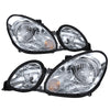 SPYDER 9026928 xTune fits Lexus Halogen Only Crystal Headlights Chrome