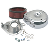 S&S 17-0498 Cycle 95-16 BT w/ S&S Single Bore TB Teardrop Air Cleaner Kit Chrome