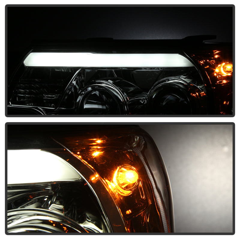 Spyder 5081704 fits Toyota 12-16 Tacoma Projector Headlights Light Bar DRL Chro