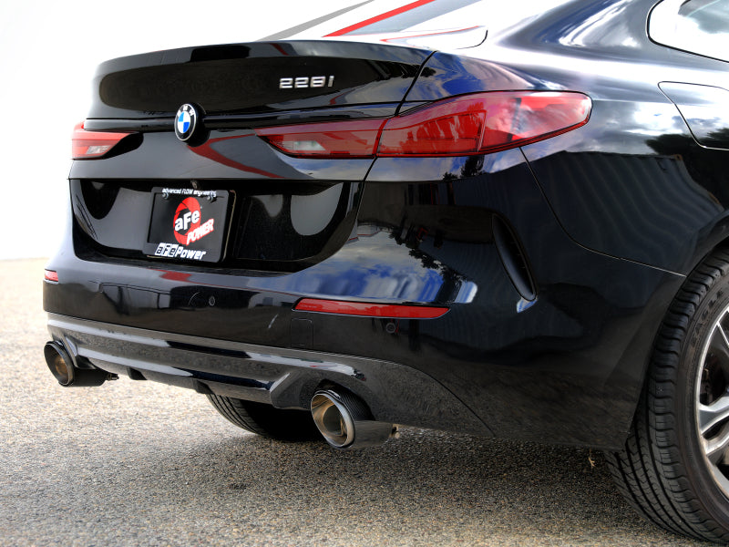 aFe 49-36355-C MACHForce XP Exhausts Axle-Back 21-24 fits BMW 228i 2.0T (SS w/ Carbon Tips)