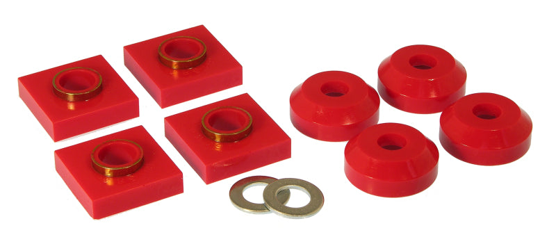 Prothane 6-1601 76 & Earlier fits Ford F150/250 Transfer Case Mounts - Red