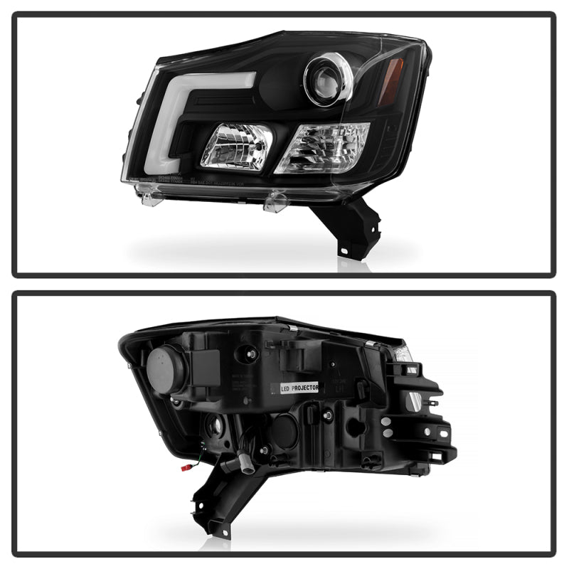 Spyder 5088406 fits Nissan 04-15 Titan High-Power LED Module Equipped Headlight