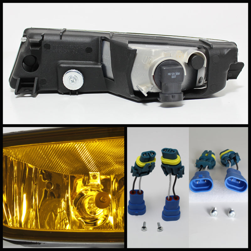 Spyder 5071644 fits Acura 02-03 TL OEM Fog Lights wo/Switch Yellow FL-ATL02-Y