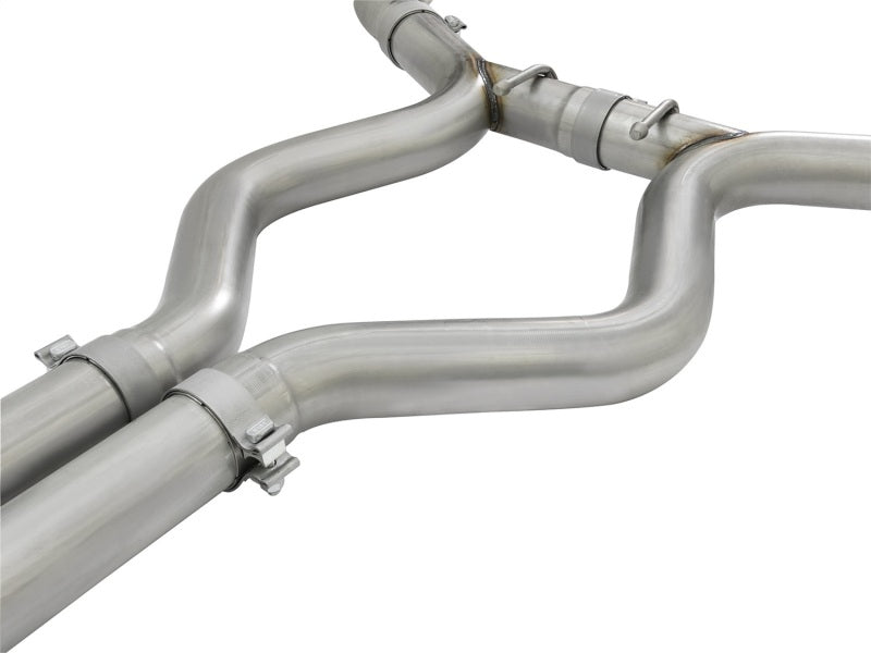 AFE 49-33087-P rce XP 3in Sport Tone Cat-Back Exhausts w/ Polished Tips 15-17 f