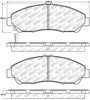 Stoptech 305.1378 Street Select Brake Pads - Front