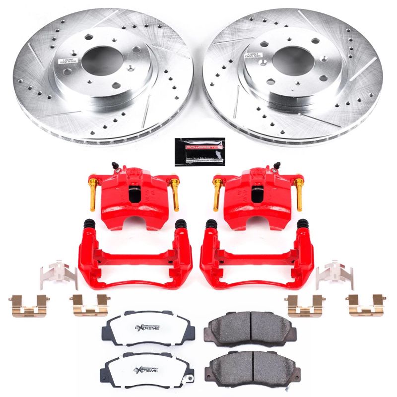 PowerStop fits Honda Prelude Front Z26 Street Warrior Brake Kit w/Calipers