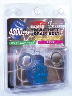Project Kics WMAG1 fits Toyota/Daihatsu/fits Nissan Red Magnetic Drain Bolt - M12X1.25