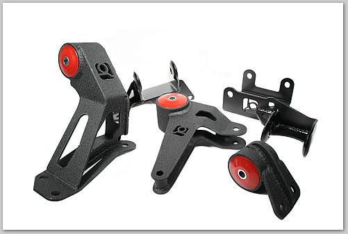 Innovative Mounts 90150-75AInnovative 94-01 Integra K-Series Black Steel Mounts