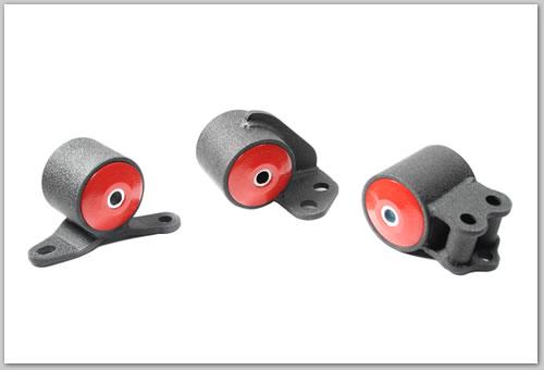 Innovative Mounts 10150-75A fits Civic Black Steel Mounts 75A Bushings (3 Bolt)