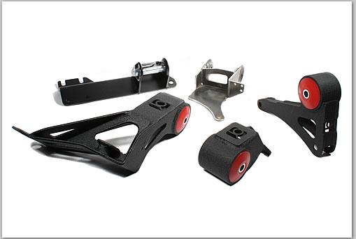 Innovative Mounts 99351-75AInnovative 90-93 Integra K-Series Black Steel Mounts