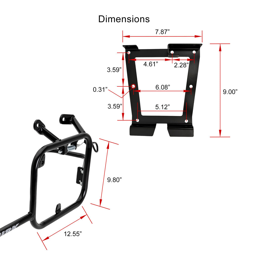 Tusk 1450200004 Pannier Racks