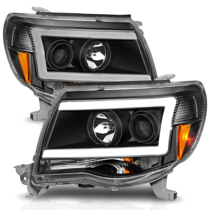 ANZO 111517 fits Toyota 05-09 Tacoma Projector Light Bar Style Headlights w/ C Light Bar