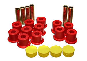 Energy Suspension 5.2114R Rear Leaf Spring Set - Red