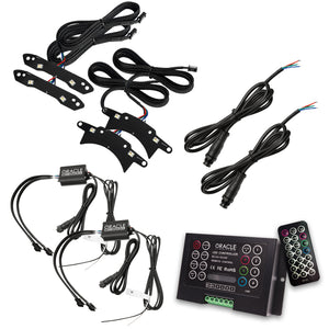 ORACLE Lighting 1329-333 Oracle 15-21 fits Dodge Challenger RGB+W Headlight DRL Upgrade Kit - ColorSHIFT 2