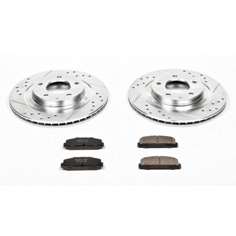 PowerStop K4835 fits Mazda 93-95 RX-7 Rear Z23 Evolution Sport Brake Kit