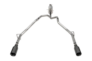 CORSA Performance 21309GNM Corsa 25-26 Ram 2.5in Stainless Steel Sport Cat-back, Dual Rear Exit 5.0in Gunmetal Tip