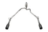 CORSA Performance 21309GNM Corsa 25-26 Ram 2.5in Stainless Steel Sport Cat-back, Dual Rear Exit 5.0in Gunmetal Tip