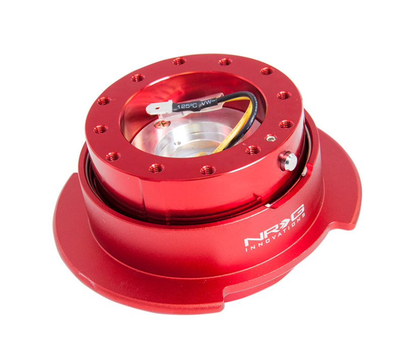 NRG SRK-250RD Quick Release Kit Gen 2.5 - Red / Red Ring
