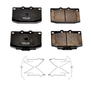 PowerStop 17 fits Mazda RX-7 Front Z17 Evolution Ceramic Brake Pads w/Hardware