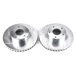 PowerStop fits Pontiac GTO Front Evolution Drilled & Slotted Rotors - Pair