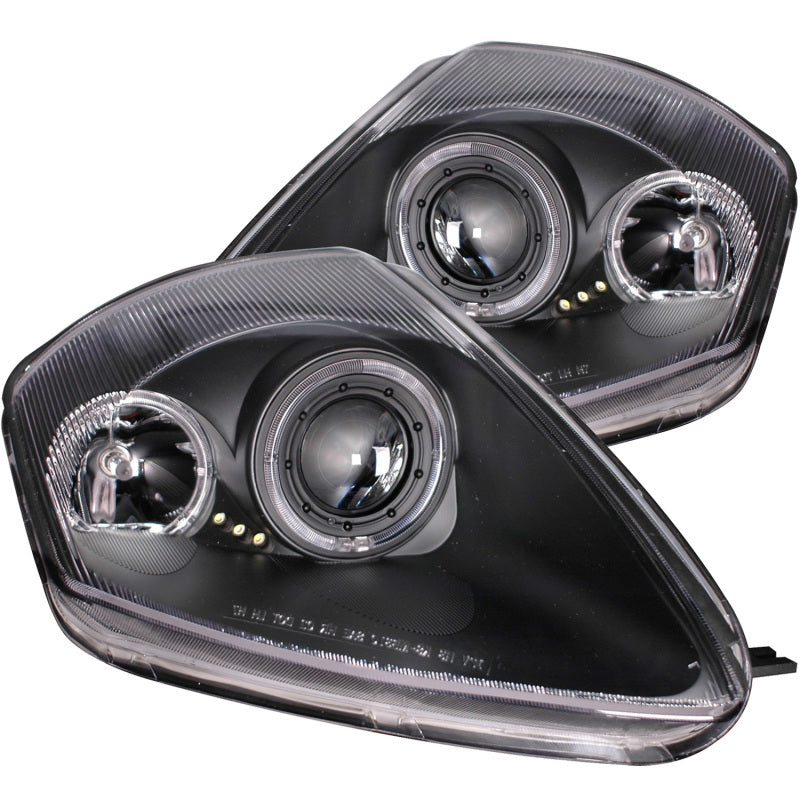 ANZO 121332 2005 fits Mitsubishi 00-20 Eclipse Projector Headlights w/ Halo Black