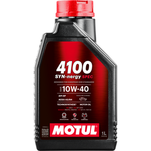 Motul 112890 1L Engine Oil 4100 Syn-Nergy 10W40 -