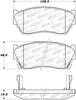 Stoptech 308.051 Street Brake Pads - Front