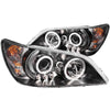 ANZO 121199 2005 fits Lexus 01-20 Is300 Projector Headlights w/ Halo Black