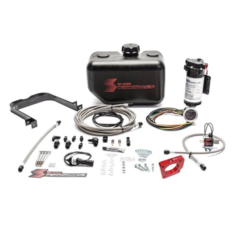 Snow Performance SNO-2110-BRD STI Stg 2 Boost Cooler Water Injection Kit w/SS Brd Line & 4AN Fittings