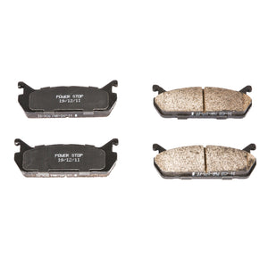 PowerStop 16-458 91-96 fits Ford Escort Rear Z16 Evolution Ceramic Brake Pads